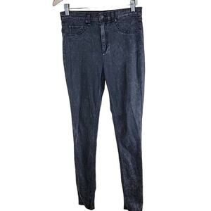 Rag & Bone Women's Justine Skinny Jeans Acid Wash Rosebowl Black size 29